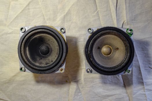 Medium-frequency speakers 20gds-3. Soviet vintage acoustics, elements of a music column.