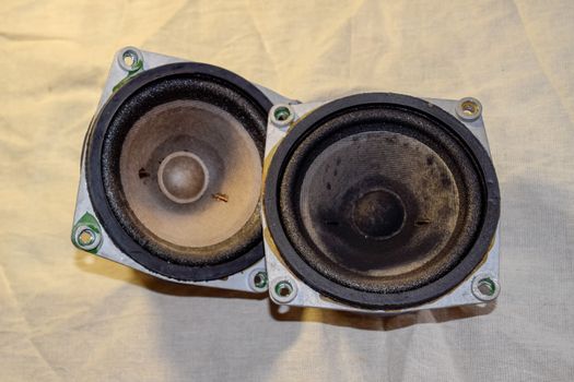 Medium-frequency speakers 20gds-3. Soviet vintage acoustics, elements of a music column.