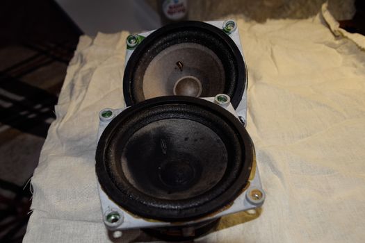Medium-frequency speakers 20gds-3. Soviet vintage acoustics, elements of a music column.