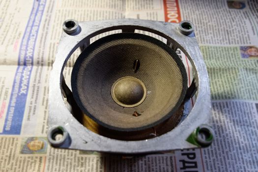 Medium-frequency speakers 20gds-3. Soviet vintage acoustics, elements of a music column.