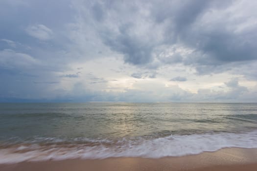 Summer tropical Beach and the sea. Vacation background