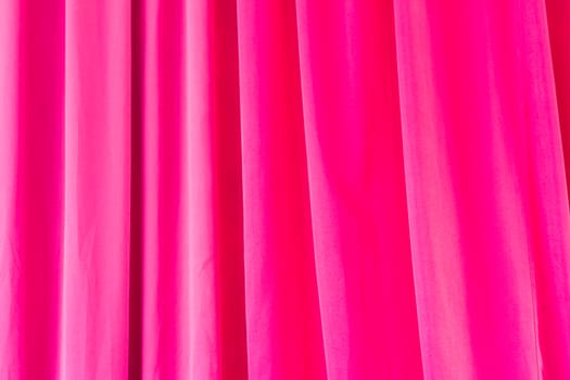 pink curtain texture used for background