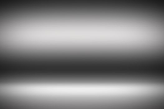 horizontal gray abstract gradient background, vignette.