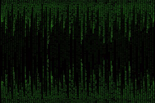 green matrix background computer generated