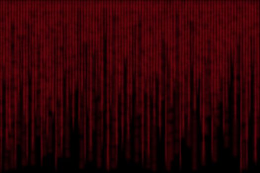 red matrix background, with motion blur, isolated on black background