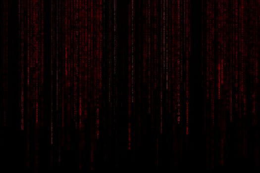 Digital Abstract background, red matrix.