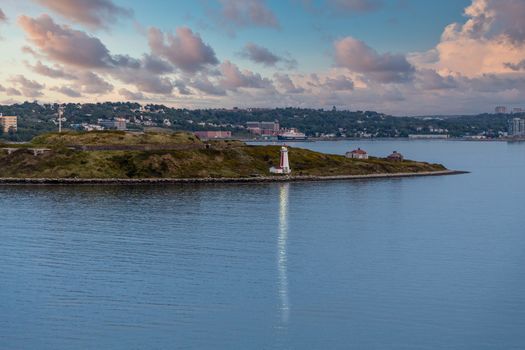 Halifax Lighthouse at Night