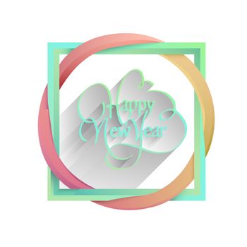 Digitally generated Happy new year 2015 vector 