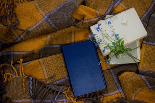 Books on the bed