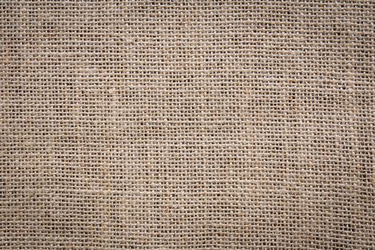 High quality texture of natural burlap sack structure in close-up