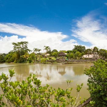 Taman Ayun Temple, a royal temple of Mengwi Empire located in Mengwi, Badung regency that is famous places of interest in Bali. Indonesia.