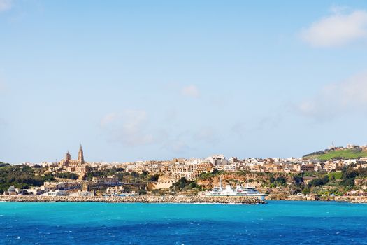 Port of Mgarr on the small island of Gozo, Malta.