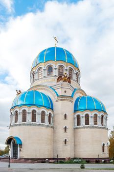 The Church of the Holy Trinity in honor of the Millennium of the baptism of Russia. Moscow, Russia.