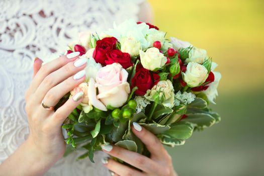 The bride's bouquet