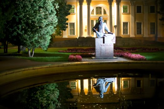 Belarus, Gomel, Central Park, a monument to Count Rumyantsev-Paskevich, September 5, 2017