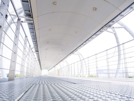 Street Bridge. Its a modern pedestrian bridge