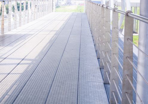 Street Bridge. Its a modern pedestrian bridge