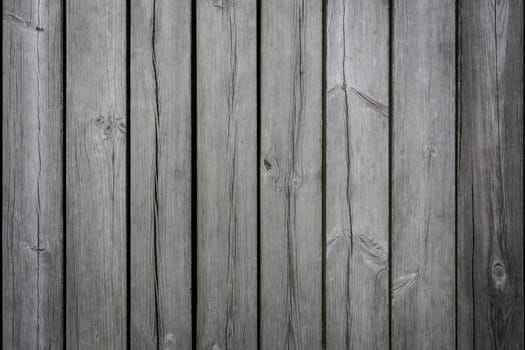Old grey textured wooden planks background (high details).