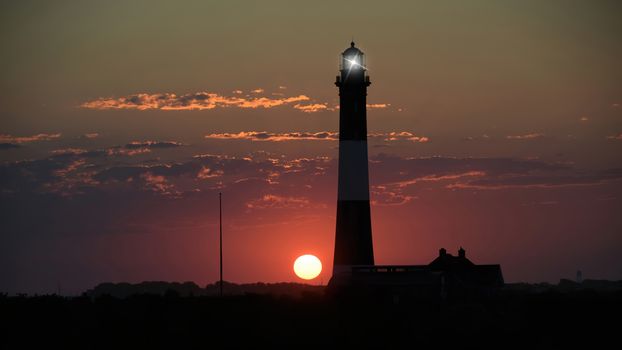 Long Island Light House at Sun Rise
