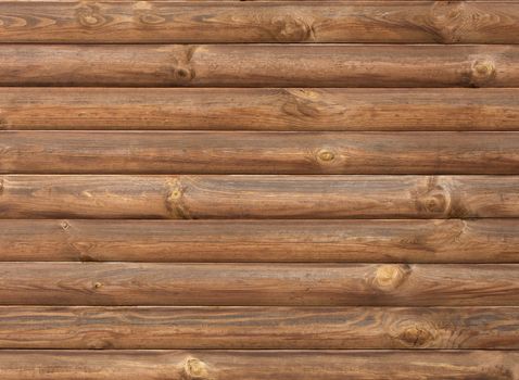 Brown log wooden wooden wall texture horizontal placement