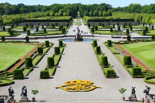 Gardens of Drottningholm Palace, originally built in the 16th century, one of Sweden's most popular tourist attractions