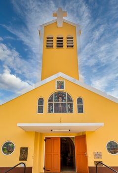 A small Catholic chapel on Aruba