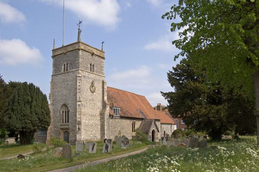 Parish Church of St Mary the Virgin in Bucklebury, Royal Berkshire.