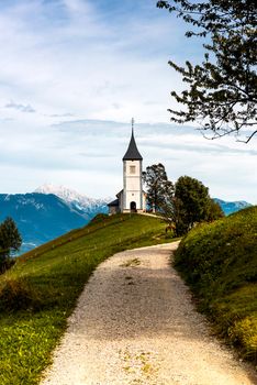 The Church Of St Primoz
in Jamnik,Kamnik, Slovenia at Autumn.