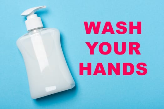 Hand Wash Sanitizer Gel. Personal Hygiene in Pandemic Coronavirus Outbreak. Convid-19 Protection.