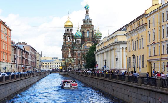 St. Petersburg Church of the Spilled Blood in Russia