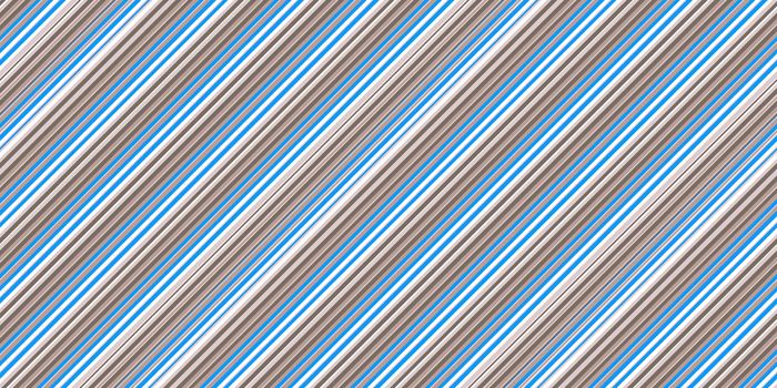 Blue Grey White Seamless Inclined Stripes Background. Modern Colors Sidelong Lines Texture. Vintage Style Stripe Backdrop.