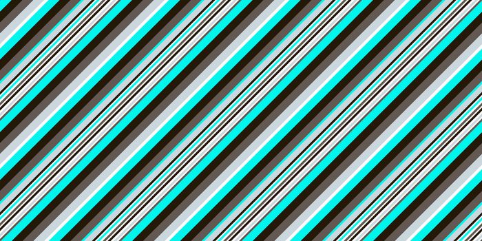 Blue Brown Black Seamless Inclined Stripes Background. Modern Colors Sidelong Lines Texture. Vintage Style Stripe Backdrop.