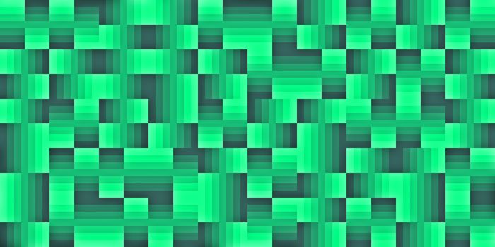 Deep Sea Green Modern Random Filling Geometric Shapes Pattern Background Texture.