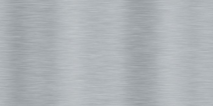Aluminum shiny polished seamless sheet textures. Stainless brushed metal background material.