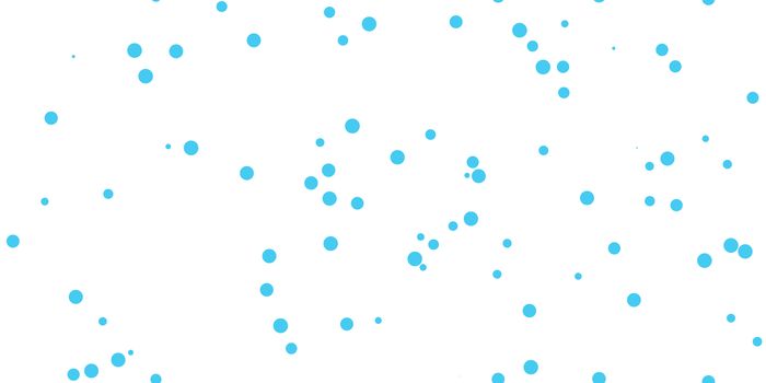 Blue White Shambolic Bubbles Backgrounds. Seamless Artistic Random Dots Texture. Chaotic Bright Dots Backdrop.