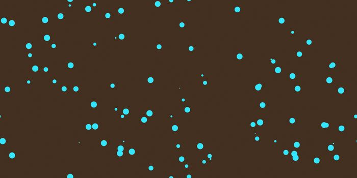 Brown Turquoise Shambolic Bubbles Backgrounds. Seamless Artistic Random Dots Texture. Chaotic Bright Dots Backdrop.