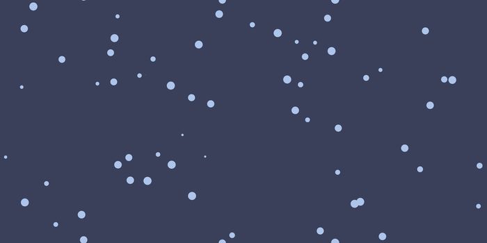 Dark Gray Blue Shambolic Bubbles Backgrounds. Seamless Artistic Random Dots Texture. Chaotic Bright Dots Backdrop.