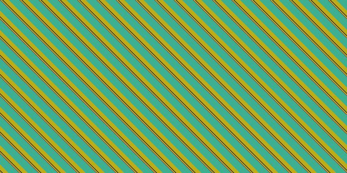 Yellow Turquoise Seamless Striped Lines Background Texture. Modern Vintage Style Pattern.