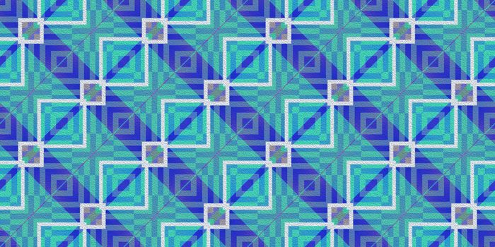 Sky Blue Seamless Modern Maya Pattern Background. Geometric Ethnic Ornament Texture. Aztec Decorative Backdrop.