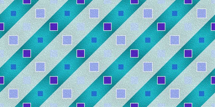 Blue Purple Seamless Modern Maya Pattern Background. Geometric Ethnic Ornament Texture. Aztec Decorative Backdrop.