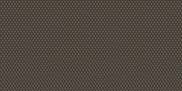 Metal rhombus pattern surface. Knurling touch texture. Knurl contact surface background.