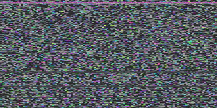 White Noise Display. Seamless Screen Error Glitch Background.