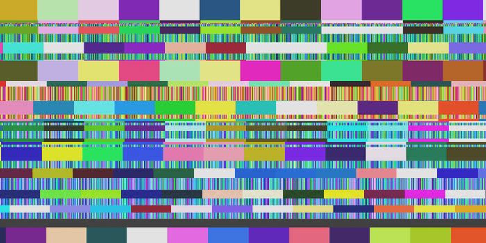 Seamless Television Display Noise Error Glitch Background.