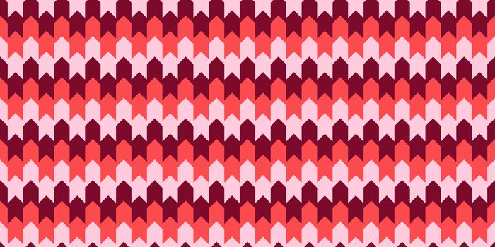 Red Scarlet Chevron Geometry Background. Seamless Zigzag Texture. Modern Striped Pattern.