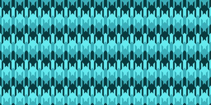 Deep Dark Sea Blue Chevron Geometry Background. Seamless Zigzag Texture. Modern Striped Pattern.
