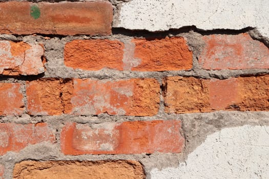 Destroyed Bricks Wall