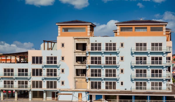 Construction on New Resort building in Aruba