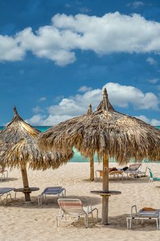 Idyllic views of a beach on Aruba