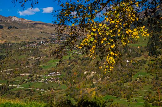 brusson in valais in swiss