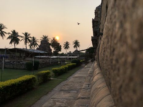 The Brihadisvara or Brihadeeswar temple located in Gangaikonda Cholapuram, Tamilnadu is one of the oldest structure built by Rajendra Chola-I in 11th Century AD. This is the Hindu temple built in Dravidian architecture style. The temple is entirely built with granite stones and the temple contains many monolithic sculptures in it. Also tamil words are inscribed in the wall of the temple. This temple is dedicated to Lord shiva and it is a UNESCO world heritage site.